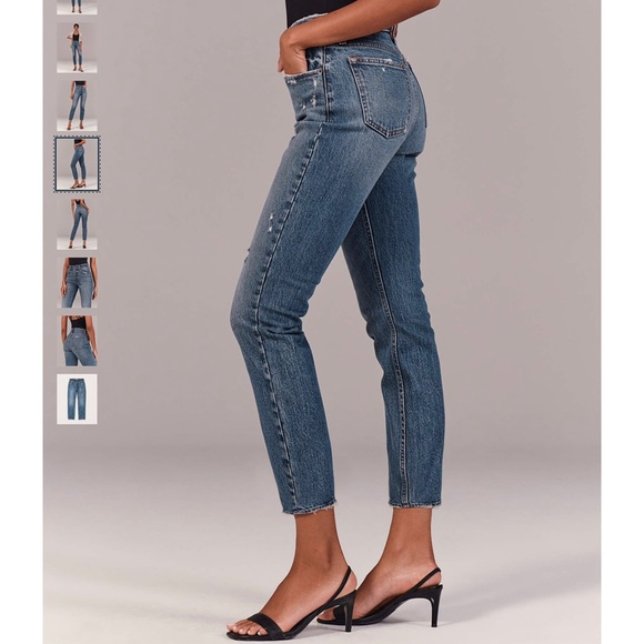 A&F High Rise Mom Jeans - Picture 4 of 7